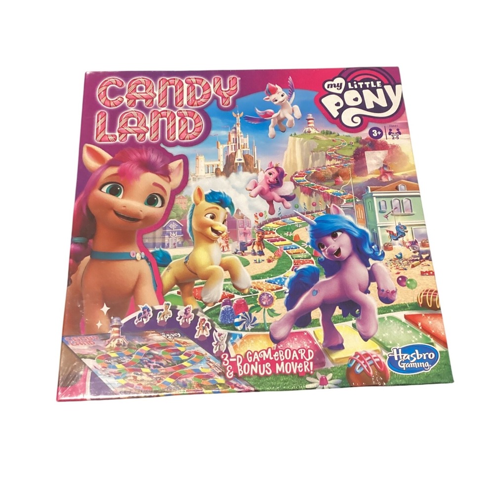 My Little Pony Candy Land‎ Board Game Hasbro Gaming 3-D Gameboard F4441 New